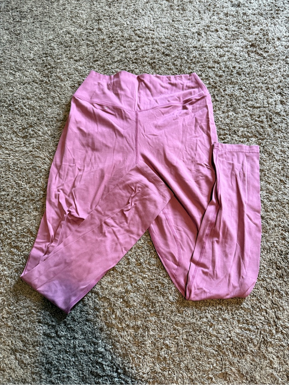 Pink High-Waist Leggings